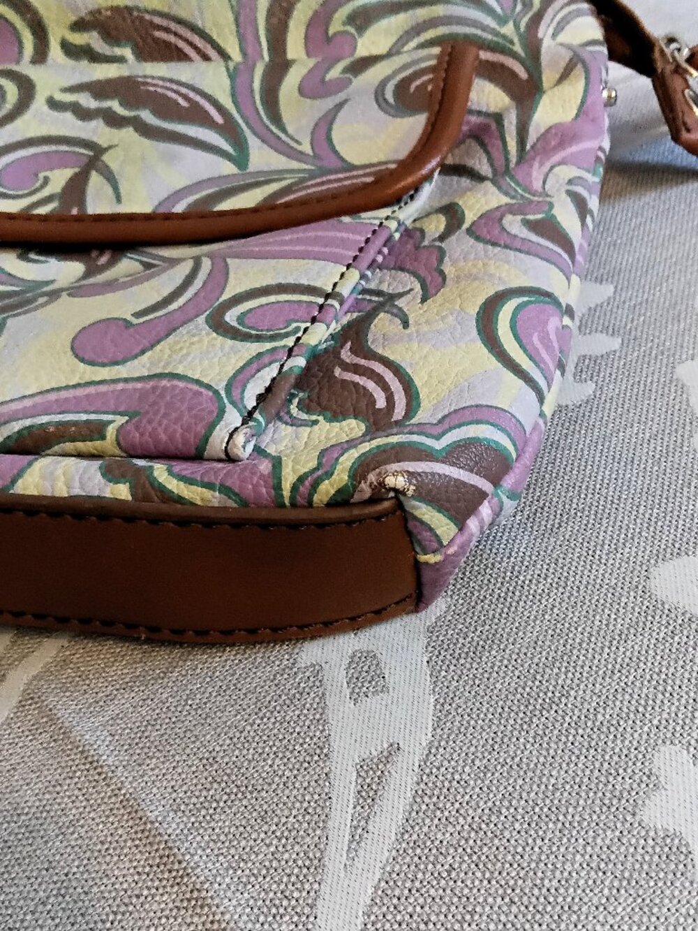 RELIC Boho Paisley Print Crossbody Bag | Adjustable Strap - Picture 12 of 14